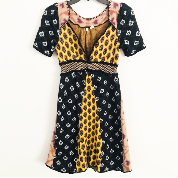 Anthropologie Dresses & Skirts - Moth ANTHROPOLGIE Rare Hullabaloo Knit Wool Dress